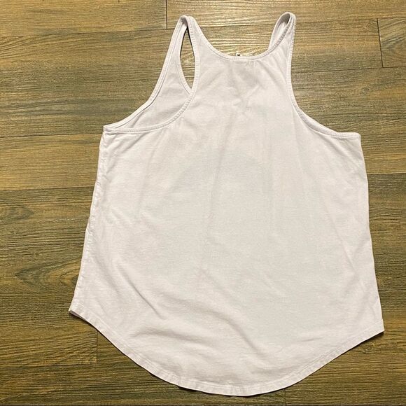 The Upside White Large Rainbow Logo Pride Oversized Workout Tank Top 8 M - Picture 8 of 9